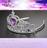 Princess Rapunzel Wig Rapunzel Braid with Princess Tiara Necklace Gloves Princess Rapunzel Dress Up Costume Cosplay Accessories