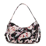 Vera Bradley Cotton Frannie Crescent Crossbody Purse, Botanical Paisley