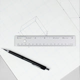 Alumicolor Aluminum Standard Straight Edge With Non-Slip Back, 36In, Silver