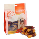 Duck Wrapped Double Sweet Potato Dog Treats - High Protein, Low Fat Chews for Training - Sweet Potato Jerky Dog Treats for Small