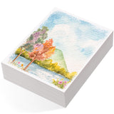 80 Sheets Watercolor Paper Bulk, 110 lb/230 GSM Cold Press Paper White Water Color Paper for Kids Child Students Adults Artists 