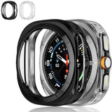 OHPROCS 2X Case Compatible with Galaxy Watch Ultra 2025 Screen Protector Case Soft TPU Bumper for Galaxy Ultra Accessories (Blac