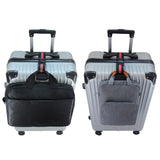 Luggage Strap add a Bag, Heavy Duty Adjustable Suitcase Belt Travel Attachment Travel Accessories for Connecting Your Luggage (B