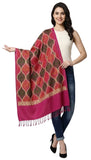 Soul Essence Womens Woollen Kashmiri Embroided Stole (Vch20164, Purple, Free Size)