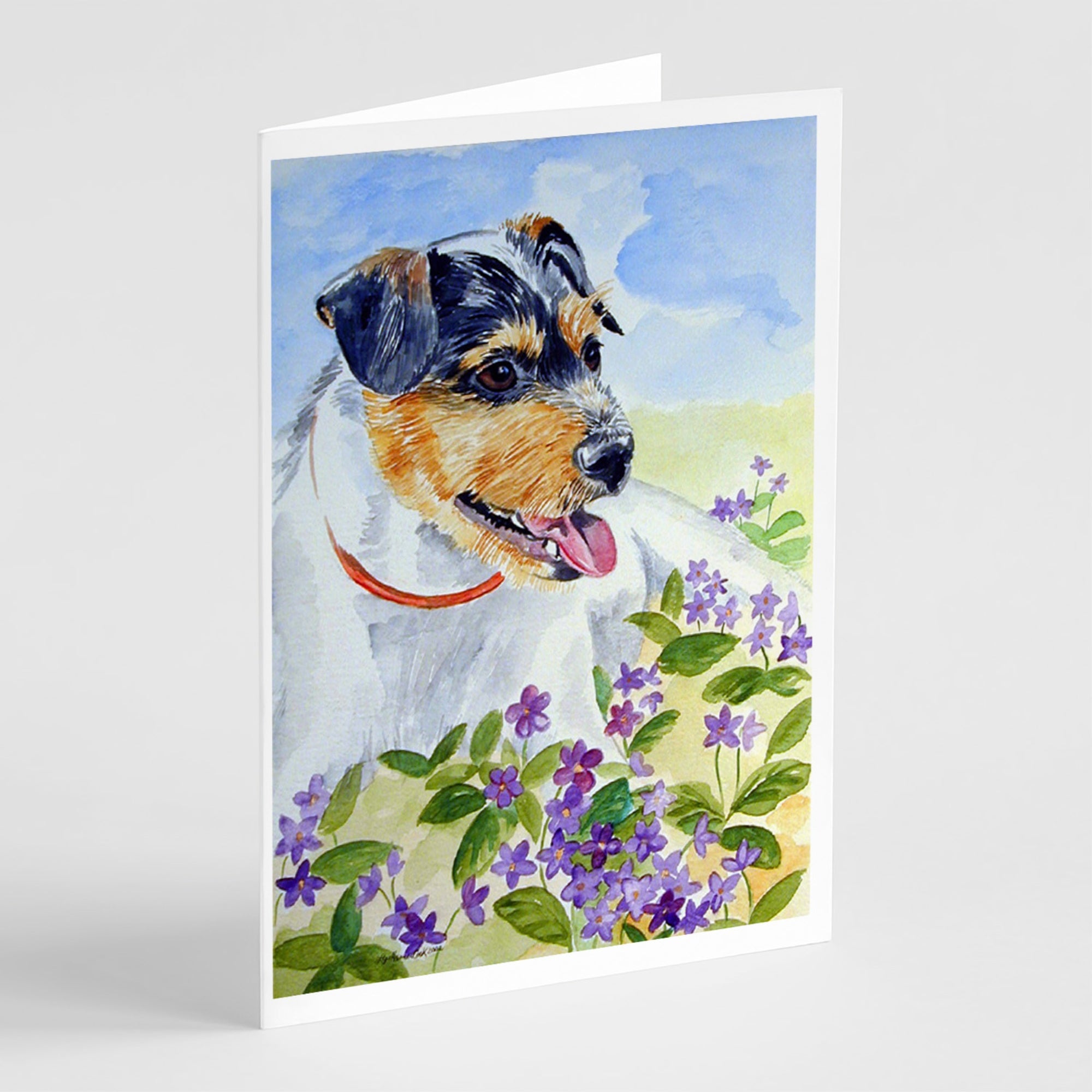 Jack Russell Terrier Greeting Cards And Envelopes Pack Of 8