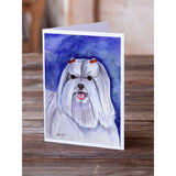 Maltese Greeting Cards And Envelopes Pack Of 8