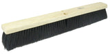 Weiler 42135 24inch Block Size, Tempered Steel Fill, Coarse Sweeping Floor Brush, Black