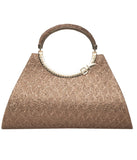 Adisa Women Girls Clutch Bag Purse Handbag Wedding Bridal (Copper),Copper,,B09THNQL56