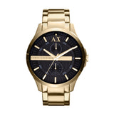 A|X ARMANI EXCHANGE Mens Multifunction GoldTone Stainless Steel Watch (Model: AX2122)