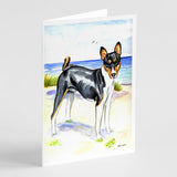 Basenji Greeting Cards And Envelopes Pack Of 8