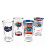 Tervis Florida Gators - Assorted Made in USA Double Walled Insulated Tumbler Travel Cup Keeps Drinks Cold & Hot, 16oz 4pk, Class