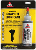 AGS Automotive Solutions Powdered Graphite Lubricant, Greaseless, Odorless 1.13 ounces, 32 grams, Dry Graphite Lubrication, Id