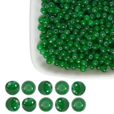 4mm Green Glass Seed Beads Bulks- 2000pcs 5/32 inch-Sparkling Round Space Smooth & Durable Beads for Bracelets,Necklaces, Earrin