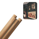 Red Oak Round Dowels (1-? x 36, Pack of 4) | Variety of Diameters & Wood Species | Unfinished Wooden Dowel Rods for Crafts & DIY