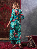 Gosriki Women'S Cotton Blend Straight Printed Kurta With Palazzo (Reena Green-Gs_Xxl_Green_Xx-Large),Green,2,B0D9WDZJB2