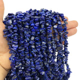 favoramulet 5-8mm Lapis Lazuli Tumbled Stone Chip Beads for Jewelry Making, Irregular Shaped Healing Crystal Loose Bead Supply, 