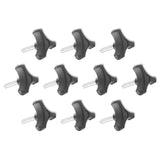 1/4 20 Male Thread Wing Nut Knob 2 inch Diameter with 2 inch Long Threaded Post for Lawn Mower, Woodworking Tools & Jigs, Clamps