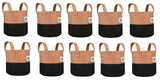 Greensheep Geo Fabric Grow Bags Uv Treated Gardening Cotton Pots Terrace Indoor Outdoor Home Balcony Nursery Leafy Vegetable Fru