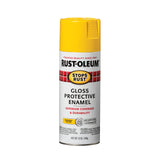 RustOleum 7747830 Stops Rust Spray Paint, 12 oz, Gloss Sunburst Yellow