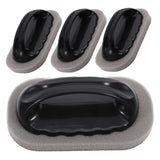 DEARMAMY 4pcs Kitchen Brush Dish Scrubber Sponge for Dishes and Floors Household Cleaning Sponge Skin Scrubber Kitchen Must Have