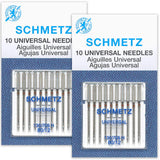 Schmetz Universal Sewing Machine Needles Size 80/122 Cards 20 Needles