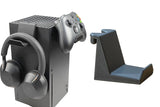 Controller and Headset Holder Compatible with Xbox Series X - Side-Mounted Stand Accessory for Headphones or Gamepads - No Tools