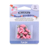 Beadalon Bead Stopper, Small, Pink Tips, 9 pc