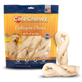 Pet Factory CareChewz Collagen 6-7 Twist Keys Dog Chew Treats - Natural Flavor, 6 Count/1 Pack