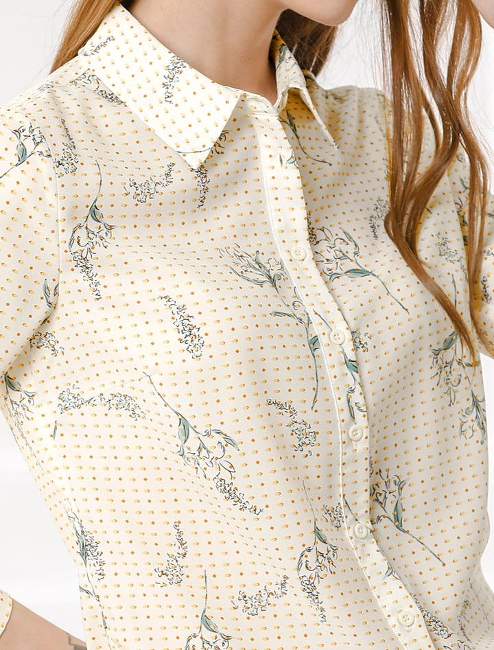 Toplot Shirt For Women || Women'S Shirt Tops (Dott-Shirt-5110-White-S),White,,B0C96GJ1MH