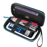 Tourmate Hard Storage Case for Texas Instruments TI-34/BA II, Travel Case for MultiView Scientific Calculator (Oxford, Black + B
