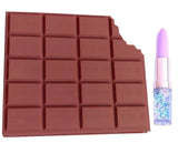 Shree Technesh Unique Chocolate Shape Memo Pad Diary With Mini Lipstick Shape Pen