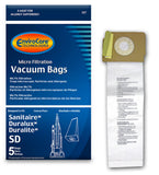 EnviroCare Replacement Micro Filtration Vacuum Cleaner Dust Bags compatible with Sanitaire, Duralux, and Duralite Style SD 5 Pac