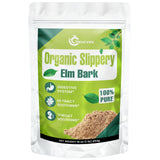 Slippery Elm, Slippery Elm Powder Organic, Slippery Elm Bark Made from Inner Bark - 1 Pound (349 Servings), Natural Herbs Helps 