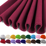 Burgundy Felt Fabric 36 x 36 (1 Square Yard), Soft 1.6mm Thick Felt Sheets for Craft Sewing Patchwork DIY Art Projects Decoratio