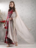 Gosriki Women'S Rayon Blend Straight Printed Kurta With Palazzo & Dupatta (Bagmati Maroon-Gs_L_Maroon_Large),Maroon,,B0DJWG2XW1