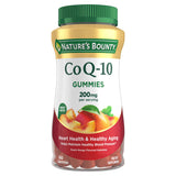 Natures Bounty CoQ10 Gummies, Supports Heart Health, CoQ10 200mg, Peach Mango Flavor, 60 Count