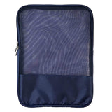 Toriox Transparent File Paper Bag Folder Stationery Storage Bag For Documents, A4 Notebook Organizer Case Mesh Pouch, Nylon Grid