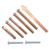 02007 Thick Door Kit for Schlage BE365, BE469 and Various Electronic Deadbolts Models Door Extension kit Includes Extended Screw
