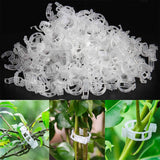 Yashasvi Bhava 200Pcs Plant Support Clips, Tomato Crop Vine Fixing Clips For Fixation Of Tomato, Sweet Pepper, Eggplant, And Fru