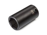 TEKTON 1/2 Inch Drive x 30 mm Deep 6-Point Impact Socket | SID23130
