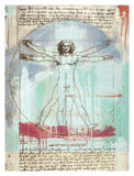 Vitruvian Man 2.0-Paper Art-14,,X18,,