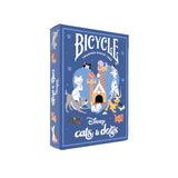 Bicycle Disney Cats and Dogs Inspired Playing Cards, Featuring Lady and The Tramp, Chesire Cat, 101 Dalmations, Yzma, and More!
