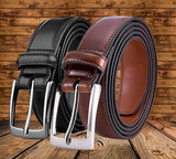 Men Casual Black, Brown Artificial Leather Belt ()_286