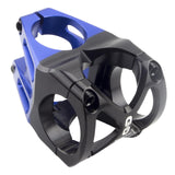 EVOSID MTB stem 31.8 stem Mountain Bike Stem Mountain Bike Handlebar Stem for Most Bike Road Bike MTB BMX (Black) (Black Blue)