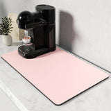 Rnivvi Coffee Mat, 12 x 19 Coffee Bar Mats for Espresso Machine Station Accessories and Organizer, Hide Stain Rubber Backed Abso