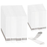 RAINFLOW 64 Strips(32 Pairs) Picture Hanging Strips-Sticky Hooks for Hanging Heavy Duty, Removable Hook and Loop Tape, Refill Wa