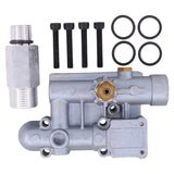 ApplianPar Pressure Washer Pump Unloader Manifold Kit for Briggs Stratton 020228 16031 Pressure Washer EXWGV1721 Replaces 190627GS 190574GS-New