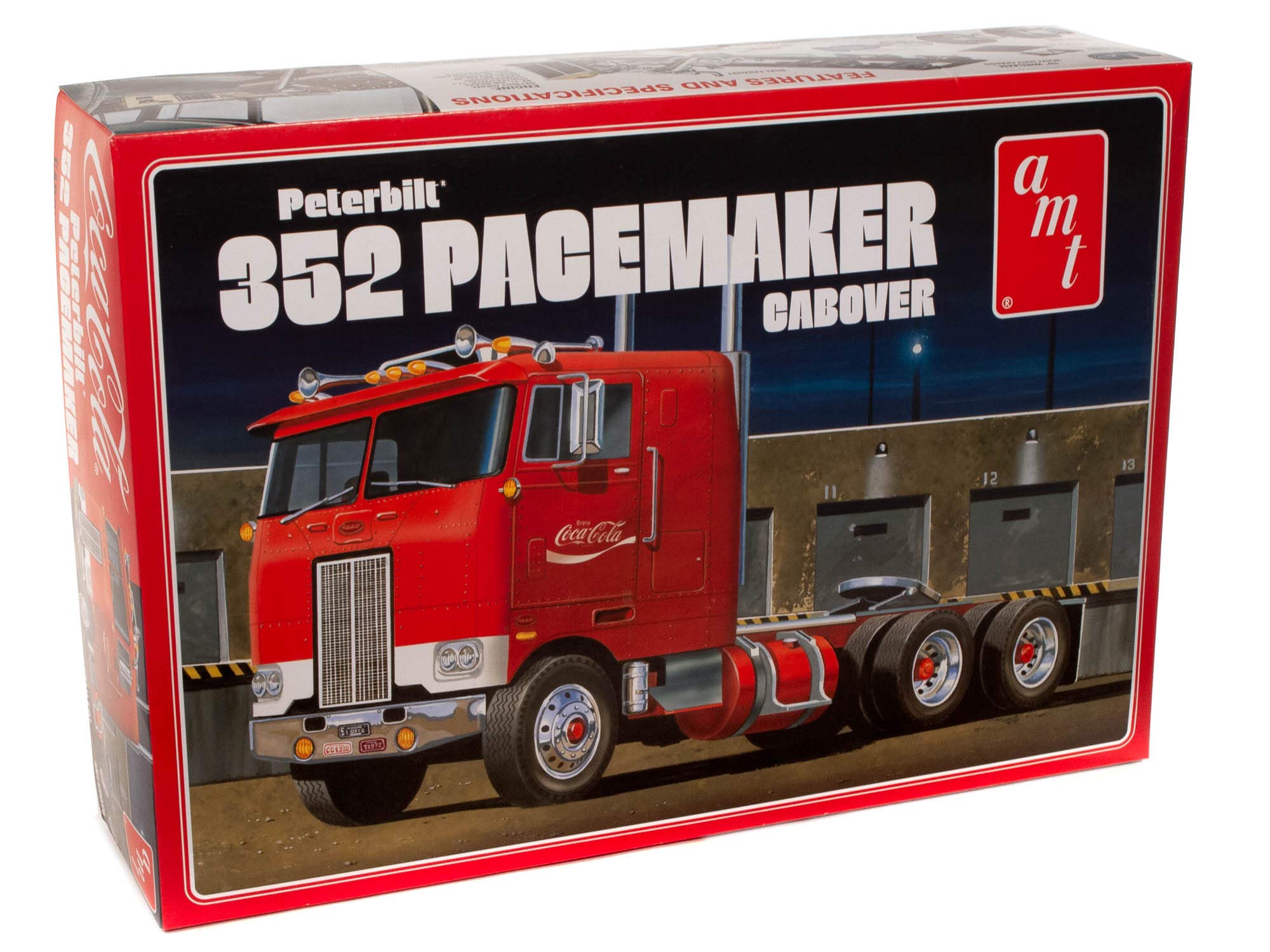 Amt Peterbuilt 352 Pacemaker Cabover (Coca Cola) 1:25 Scale Model Kit