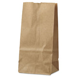 AJM Packaging GB02NP5C 2 lb. Kraft Paper Grocery Bag 500 / CS