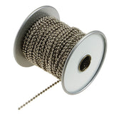 Lucky Line NickelPlated No. 10 Ball Chain Spool, 100 Feet (32500)